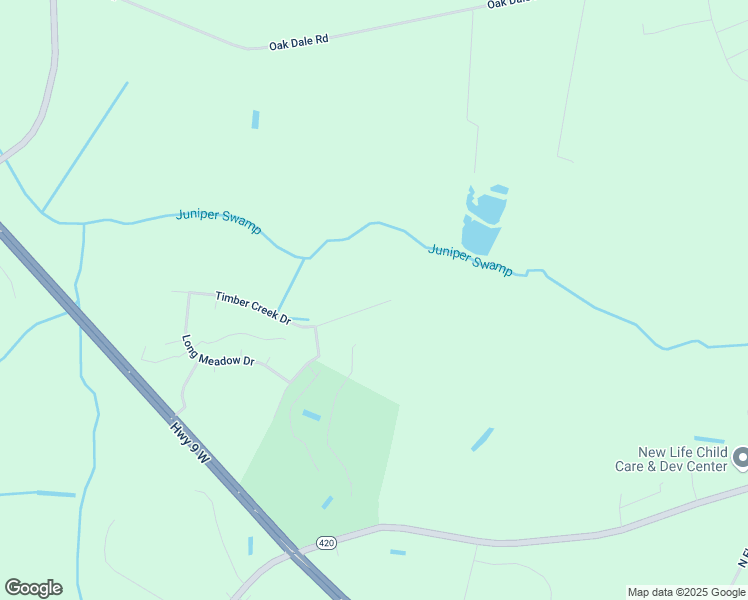 map of restaurants, bars, coffee shops, grocery stores, and more near 669 Timber Creek Drive in Loris