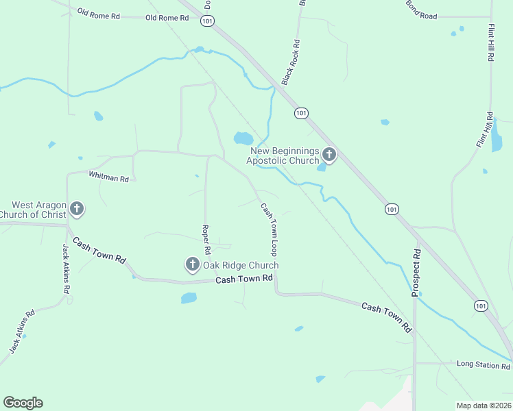 map of restaurants, bars, coffee shops, grocery stores, and more near 149 Cashtown Loop Road in Aragon