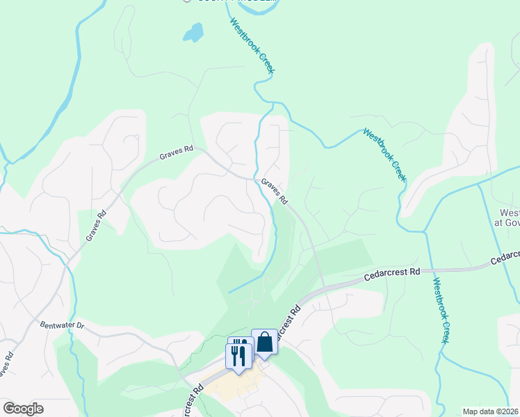 map of restaurants, bars, coffee shops, grocery stores, and more near 301 Adelaide Crossing in Acworth