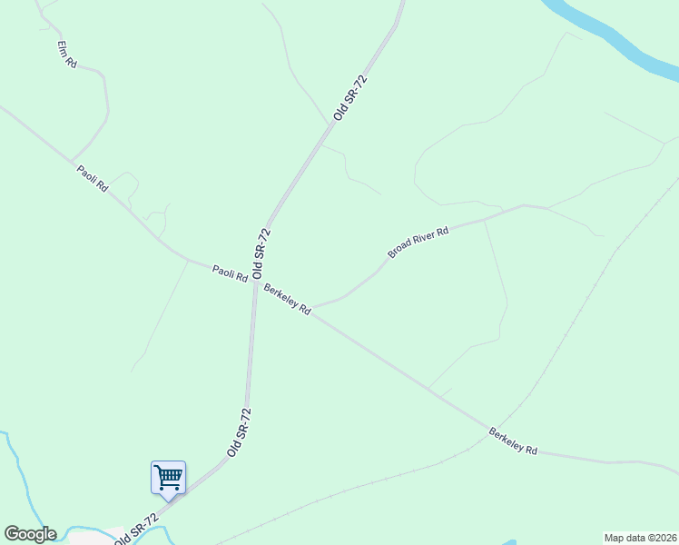 map of restaurants, bars, coffee shops, grocery stores, and more near 145 Broad River Road in Carlton