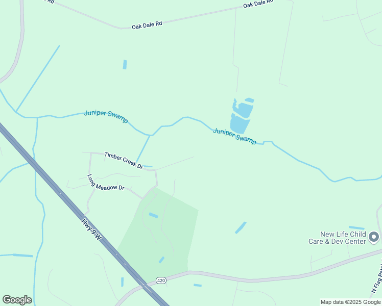 map of restaurants, bars, coffee shops, grocery stores, and more near 669 Timber Creek Drive in Loris