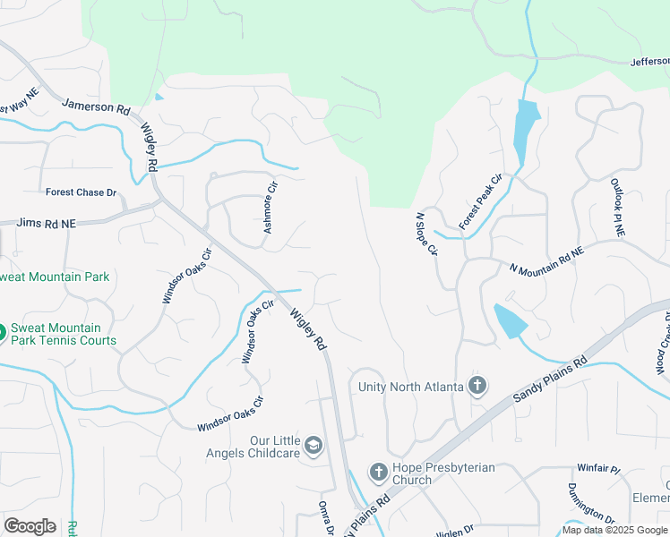 map of restaurants, bars, coffee shops, grocery stores, and more near 4371 Wigley Preserve Drive in Marietta
