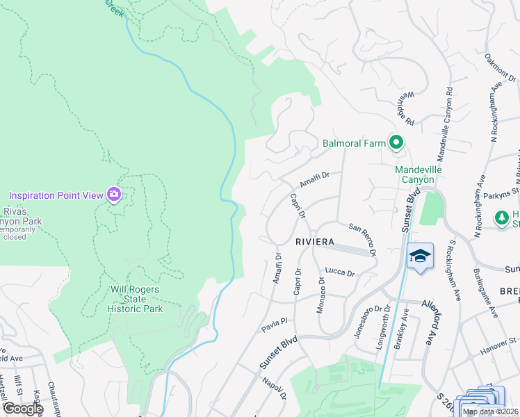 map of restaurants, bars, coffee shops, grocery stores, and more near 1515 Umeo Road in Los Angeles