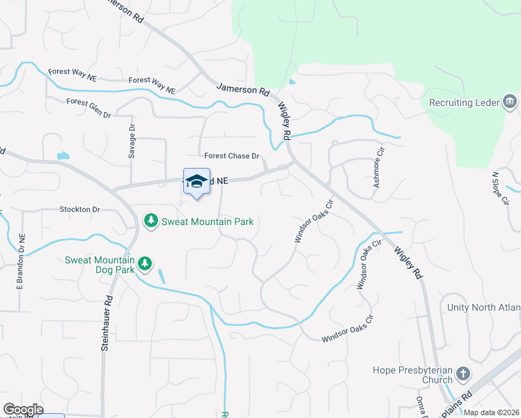 map of restaurants, bars, coffee shops, grocery stores, and more near 4491 Windsor Trce in Marietta