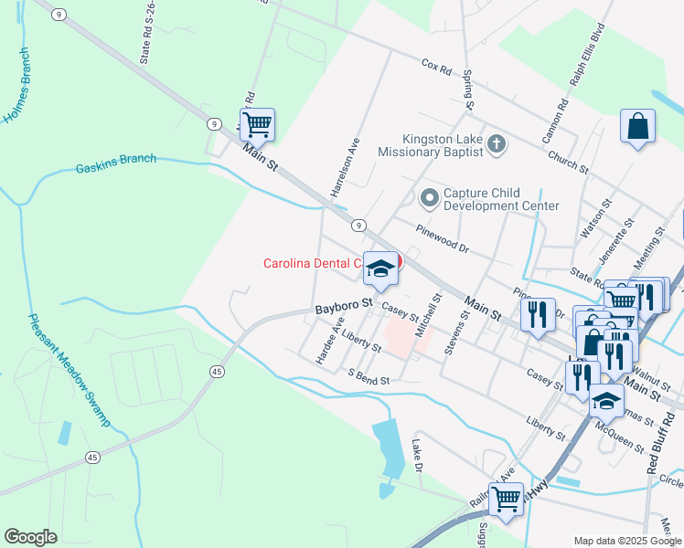 Oak Street, Loris SC Walk Score