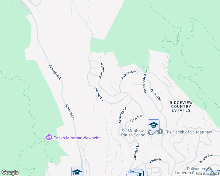 map of restaurants, bars, coffee shops, grocery stores, and more near 1305 Duende Lane in Los Angeles