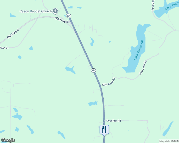 map of restaurants, bars, coffee shops, grocery stores, and more near 30311 Highway 371 in Amory
