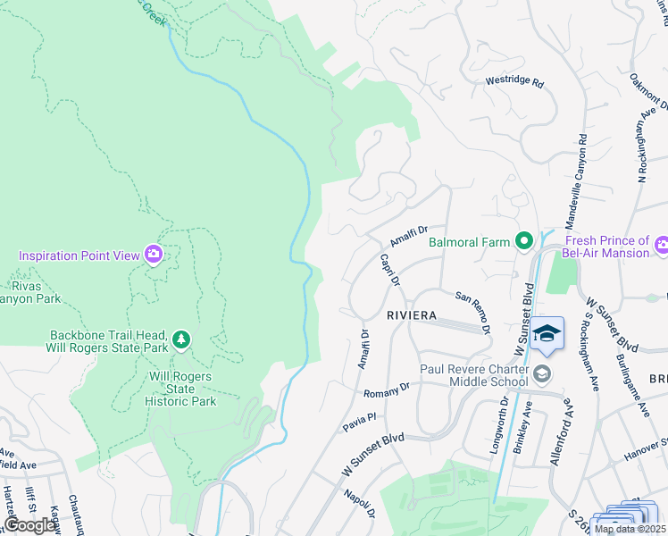 map of restaurants, bars, coffee shops, grocery stores, and more near 1515 Umeo Road in Los Angeles