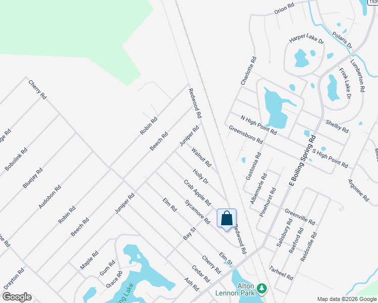 map of restaurants, bars, coffee shops, grocery stores, and more near 1854 Juniper Rd in Southport