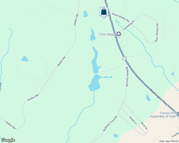 map of restaurants, bars, coffee shops, grocery stores, and more near 1703 Bullards Ferry Road in Elberton