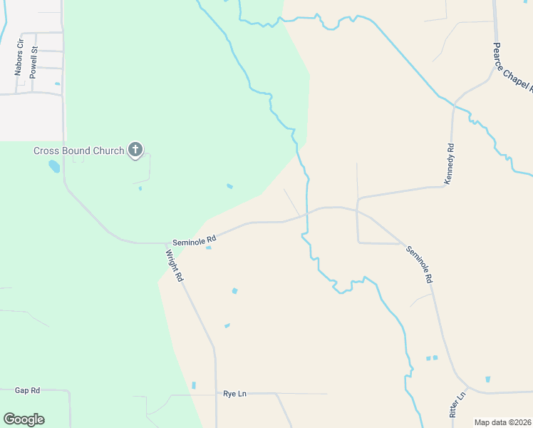 map of restaurants, bars, coffee shops, grocery stores, and more near 60108 Seminole Road in Smithville