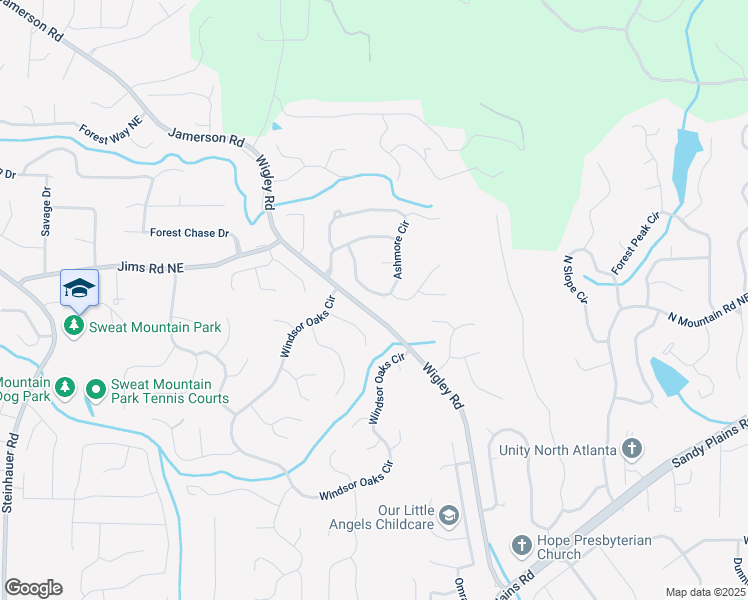 map of restaurants, bars, coffee shops, grocery stores, and more near 4563 Ashmore Circle in Marietta