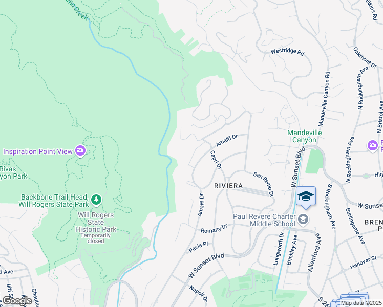 map of restaurants, bars, coffee shops, grocery stores, and more near 1535 Umeo Road in Los Angeles
