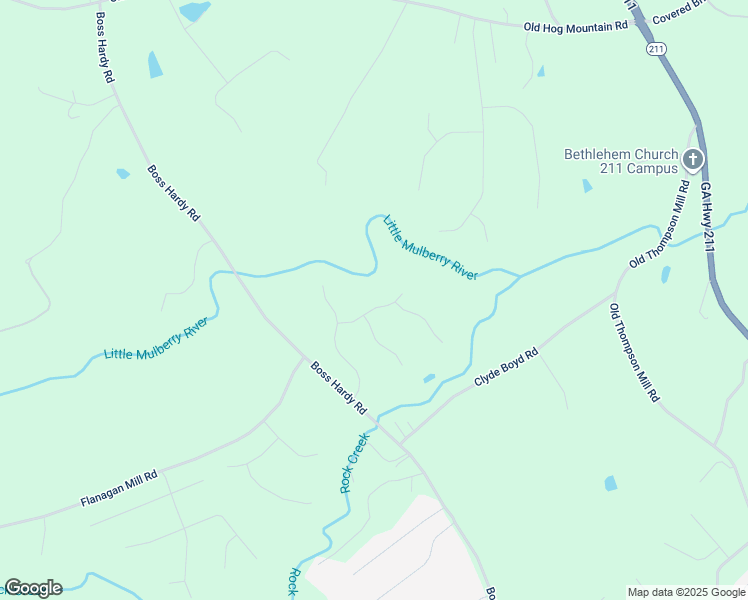 map of restaurants, bars, coffee shops, grocery stores, and more near 814 Coosawilla Way in Winder
