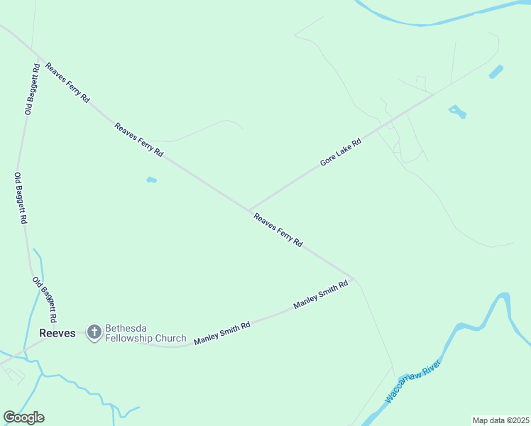 map of restaurants, bars, coffee shops, grocery stores, and more near 52 Gore Lake Road in Nakina