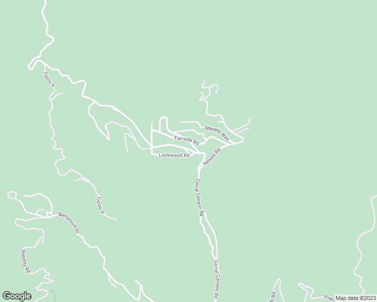 map of restaurants, bars, coffee shops, grocery stores, and more near 2033 Corral Canyon Road in Malibu