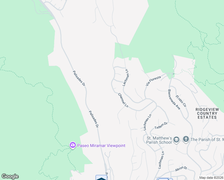 map of restaurants, bars, coffee shops, grocery stores, and more near 16800 Charmel Lane in Los Angeles