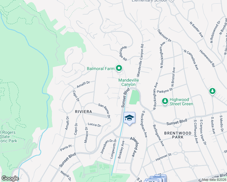 map of restaurants, bars, coffee shops, grocery stores, and more near 1611 Old Oak Road in Los Angeles