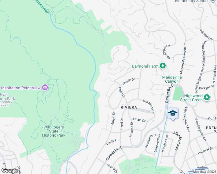 map of restaurants, bars, coffee shops, grocery stores, and more near 1545 Umeo Road in Los Angeles