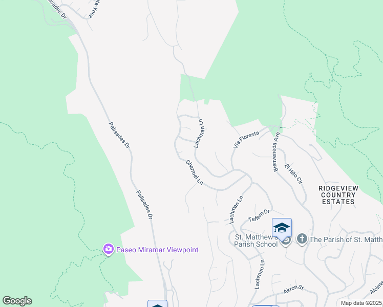 map of restaurants, bars, coffee shops, grocery stores, and more near 1409 Lachman Lane in Los Angeles