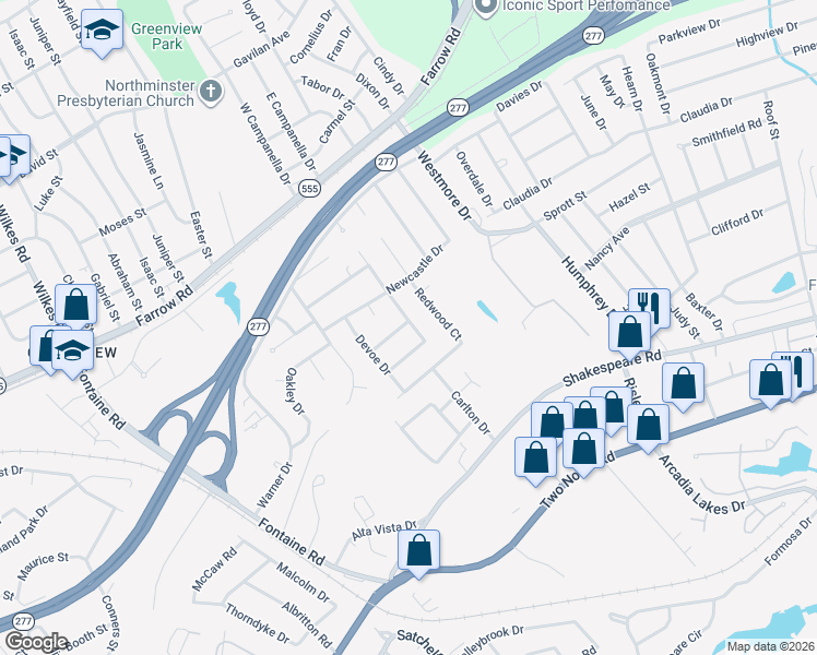 map of restaurants, bars, coffee shops, grocery stores, and more near 225 Weldwood Court in Columbia