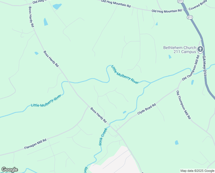 map of restaurants, bars, coffee shops, grocery stores, and more near 814 Coosawilla Way in Winder