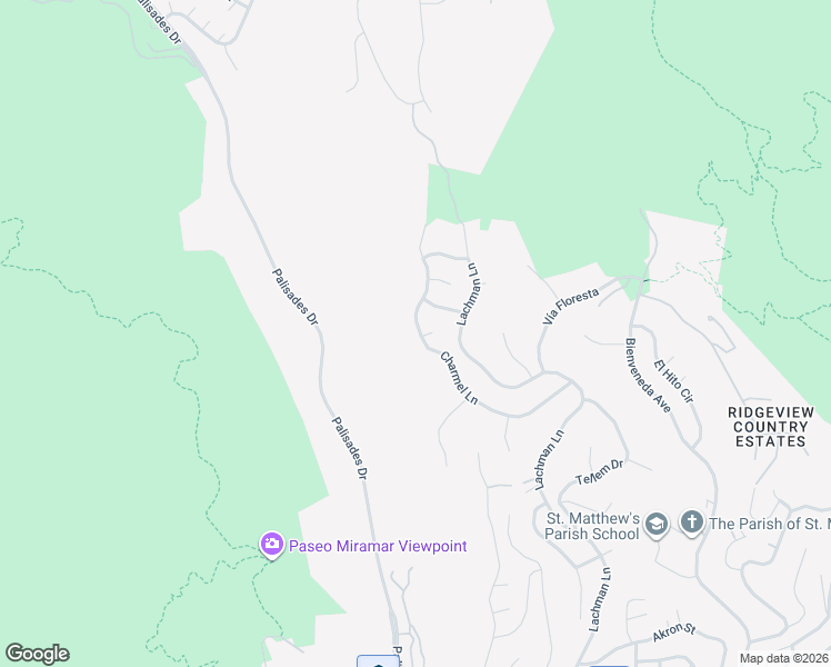 map of restaurants, bars, coffee shops, grocery stores, and more near 16800 Charmel Lane in Los Angeles