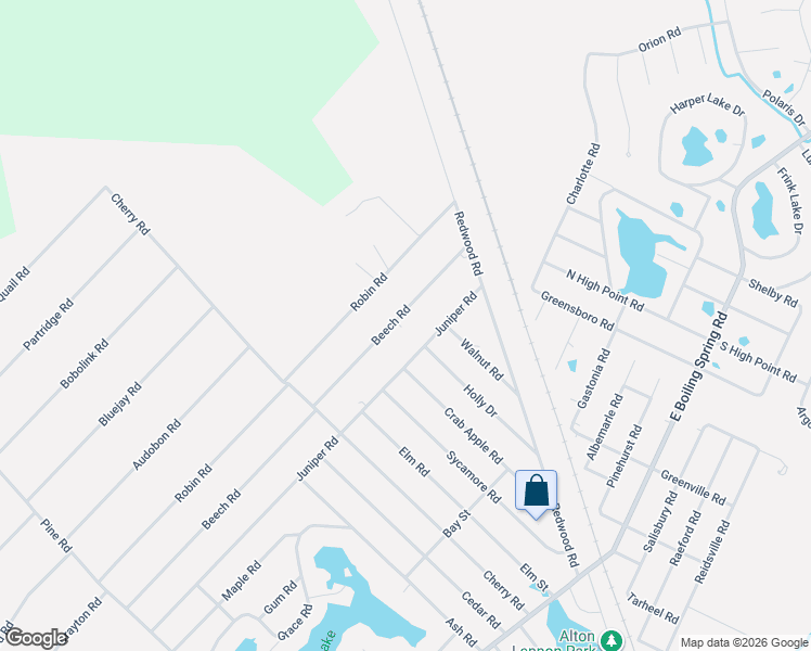 map of restaurants, bars, coffee shops, grocery stores, and more near 1798 Beech Rd in Southport