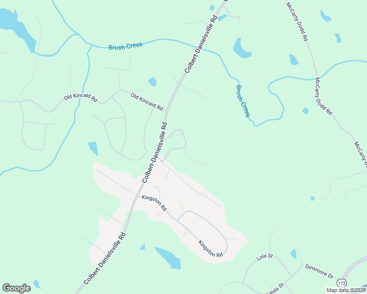 map of restaurants, bars, coffee shops, grocery stores, and more near 148 Freeman Circle in Colbert