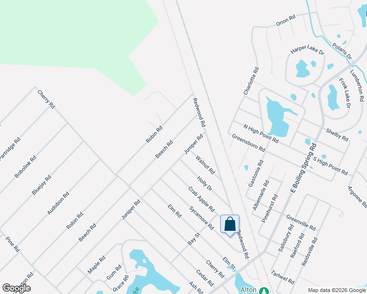 map of restaurants, bars, coffee shops, grocery stores, and more near 1798 Beech Rd in Southport