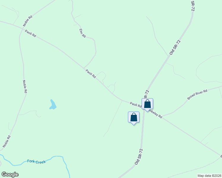 map of restaurants, bars, coffee shops, grocery stores, and more near 401 Paoli Road in Carlton