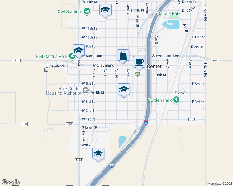 West 4th Street, Hale Center TX Walk Score