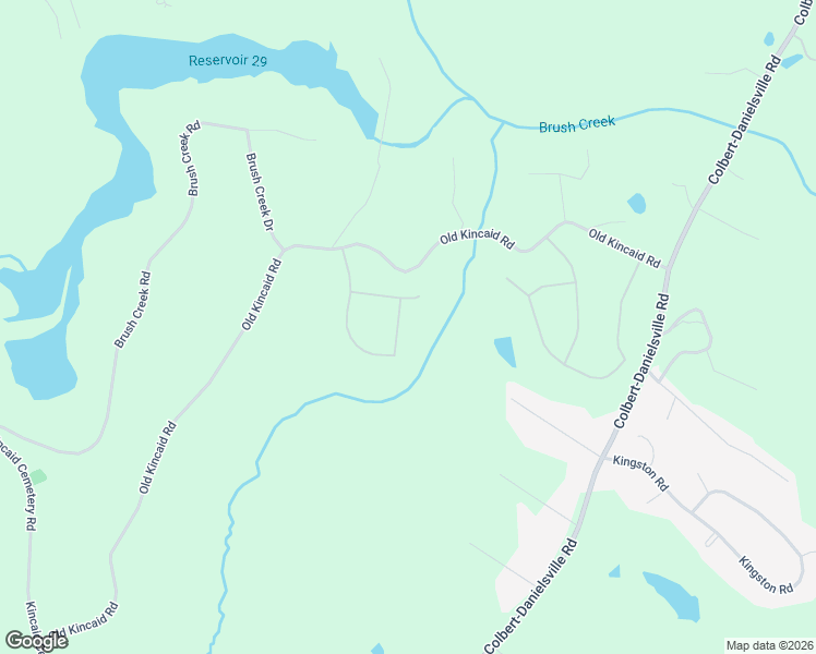 map of restaurants, bars, coffee shops, grocery stores, and more near Redbud Trial in Colbert