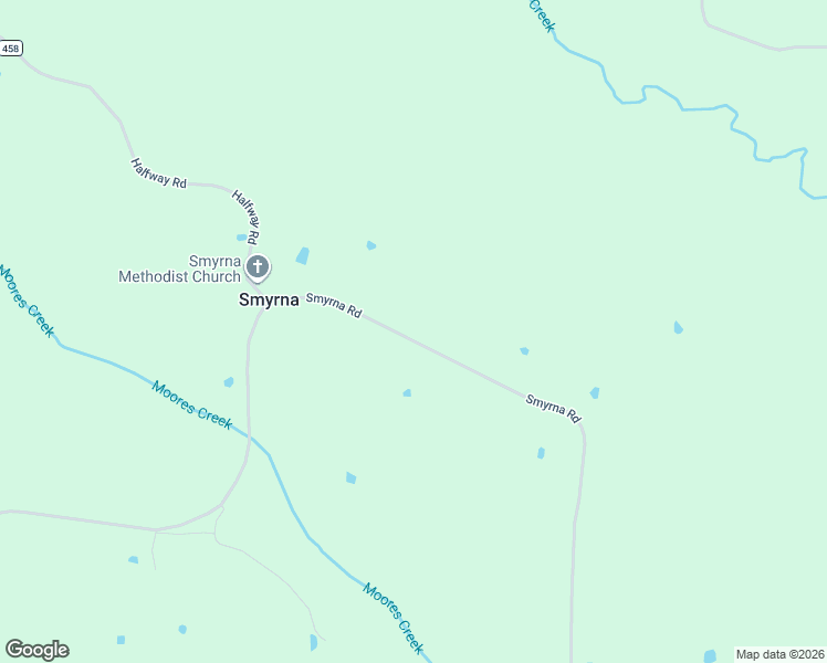map of restaurants, bars, coffee shops, grocery stores, and more near 2111 County Road 16 in Okolona