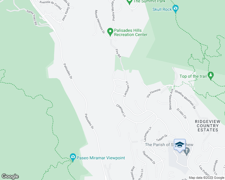 map of restaurants, bars, coffee shops, grocery stores, and more near 16820 Charmel Lane in Los Angeles