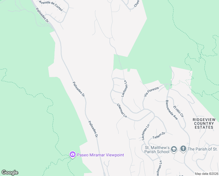 map of restaurants, bars, coffee shops, grocery stores, and more near 16820 Charmel Lane in Los Angeles