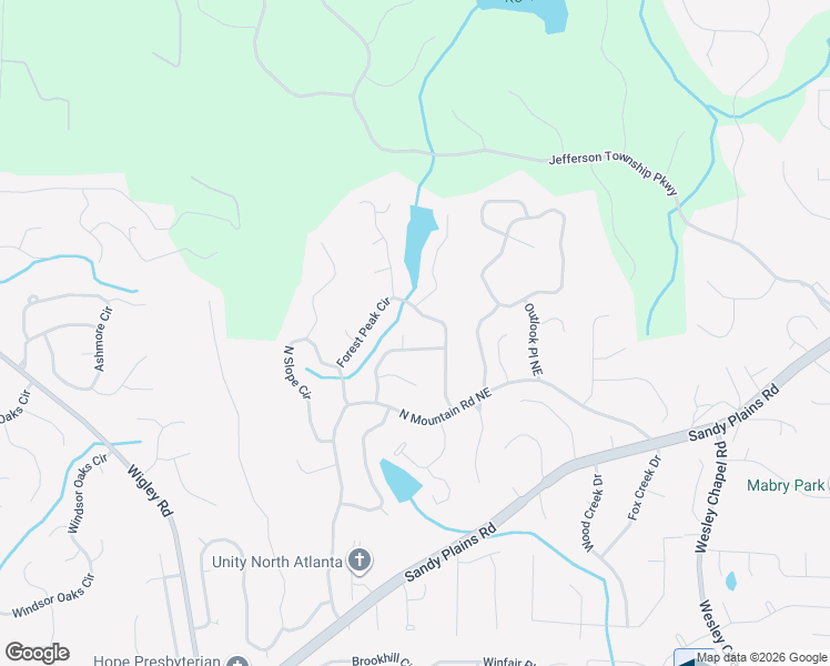 map of restaurants, bars, coffee shops, grocery stores, and more near 3642 Lone Indian Court in Marietta