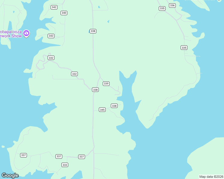 map of restaurants, bars, coffee shops, grocery stores, and more near 130 County Road 339 in Crane Hill