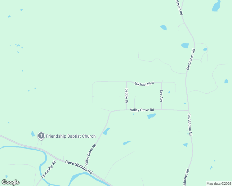 map of restaurants, bars, coffee shops, grocery stores, and more near 36 Jenni Lane in Cedartown