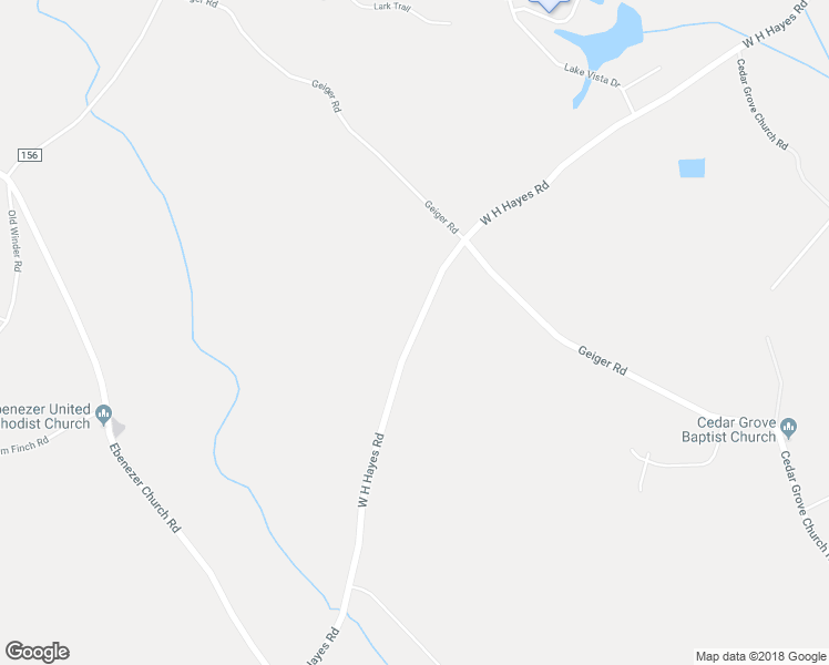 map of restaurants, bars, coffee shops, grocery stores, and more near 1922 West H Hayes Road in Winder