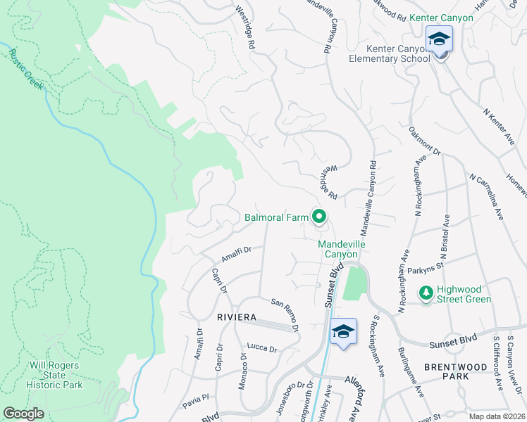 map of restaurants, bars, coffee shops, grocery stores, and more near 1716 North San Remo Drive in Los Angeles