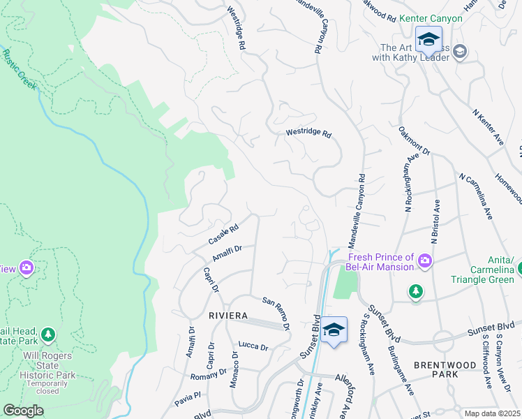 map of restaurants, bars, coffee shops, grocery stores, and more near 1710 North San Remo Drive in Los Angeles