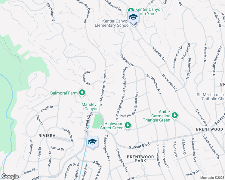 map of restaurants, bars, coffee shops, grocery stores, and more near 1702 Mandeville Lane in Los Angeles