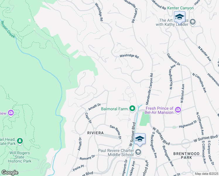 map of restaurants, bars, coffee shops, grocery stores, and more near 1718 North San Remo Drive in Los Angeles