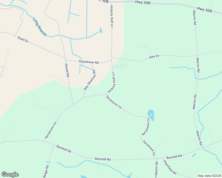 map of restaurants, bars, coffee shops, grocery stores, and more near 5318 Sycamore Circle in Galivants Ferry