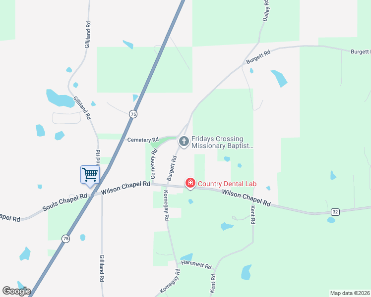 map of restaurants, bars, coffee shops, grocery stores, and more near 220 Burgett Road in Susan Moore