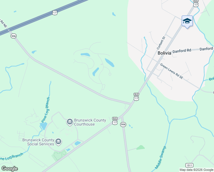 map of restaurants, bars, coffee shops, grocery stores, and more near 89 Spring Mist Court Northeast in Bolivia