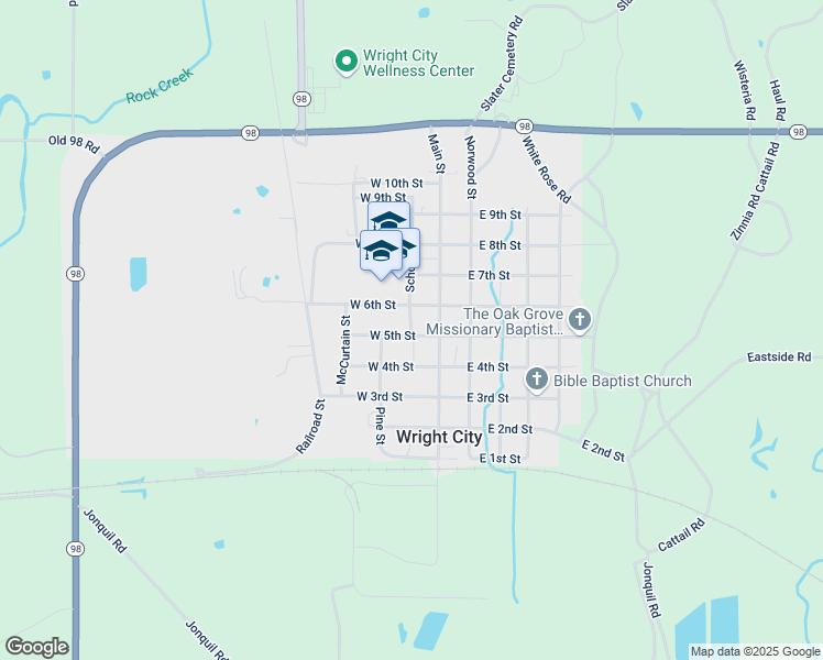 map of restaurants, bars, coffee shops, grocery stores, and more near 901 East Lincoln Road in Idabel