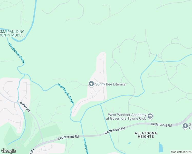 map of restaurants, bars, coffee shops, grocery stores, and more near 112 Bluestone Court in Acworth