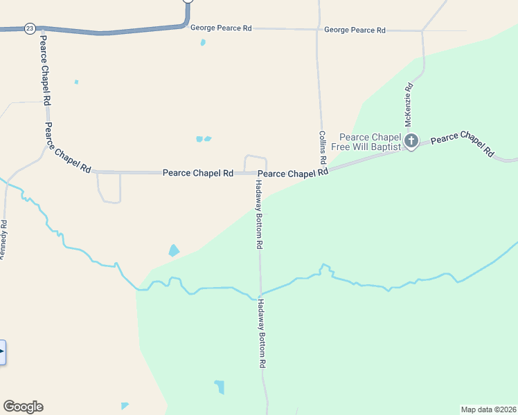 map of restaurants, bars, coffee shops, grocery stores, and more near 60170 Hadaway Bottom Road in Smithville